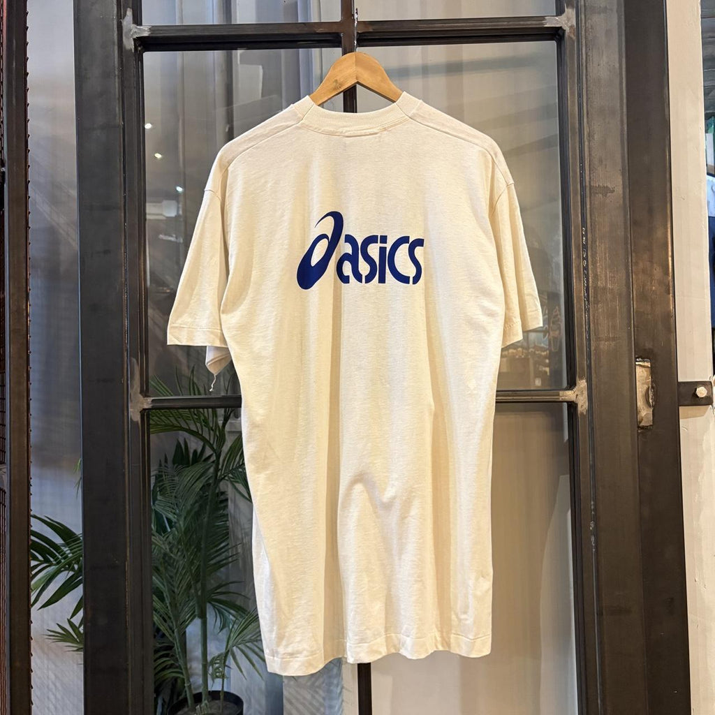 Vintage Asics 1998 London Triathlon T shirt Mens Large White Graphic Print Single Stitch Tee Top 90s