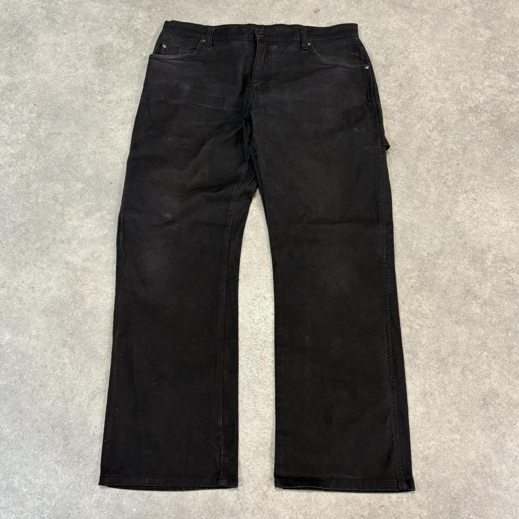 BR2306OD-U - Vintage retro essential Black Dickies Carpenter Trousers pants casual workwear #skater #utility #workwear #carpenter #dickies