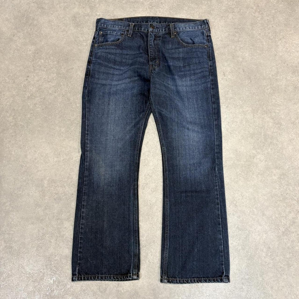 BR2401CN-U - Vintage retro Levi’s 527 Bootcut Dark Blue Wash Denim Jeans Trousers pants #denim #bootcut #levis #levis527 #jeans