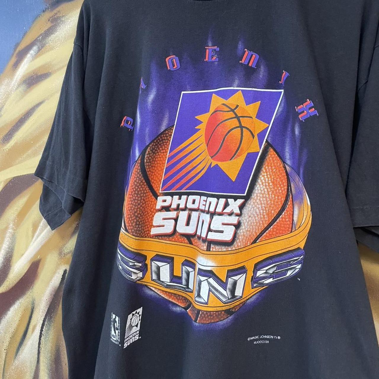 90s NBA Magic Johnson Phoenix Suns Graphic Single Stitch Tee