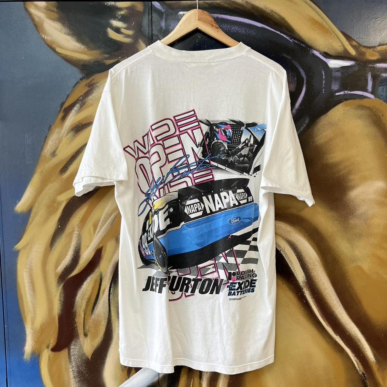 Jeff Burton Exide Batteries Ford Sponsor NASCAR Graphic Tee