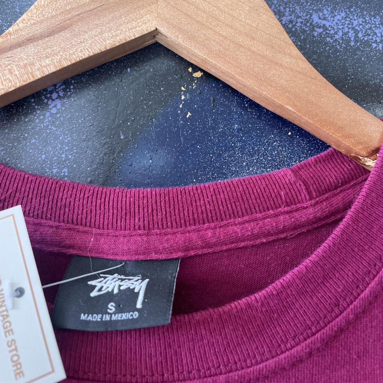 Stussy Centre Logo Spellout Graphic Tee