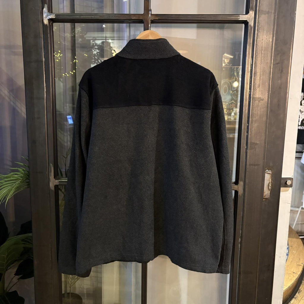 0225D82BR - Vintage retro essential Tommy Hilfiger Black full zip up outdoor fleece jacket sweatshirt #tommy #outdoor #preppy #hike #smartcasual