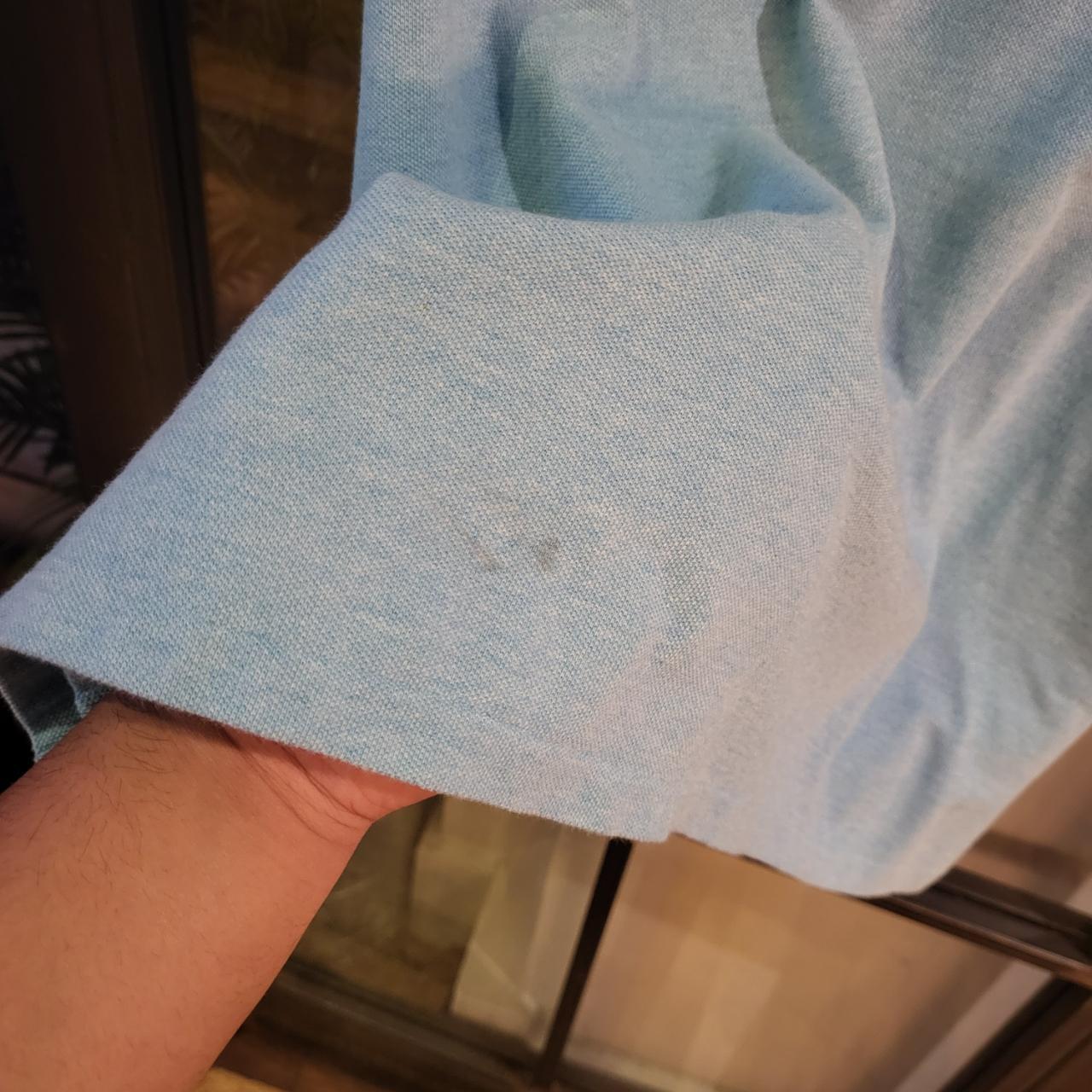 POL155 - Vintage Ralph Lauren Light Blue Turquiose Polo Shirt Short Sleeve collared button up top #Y2K #preppy #chiefkeef #golf