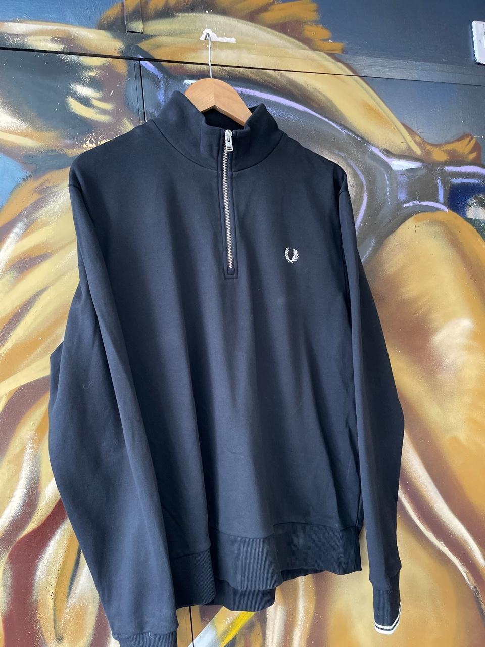 Fred Perry Essential Quarter Zip Sweater
