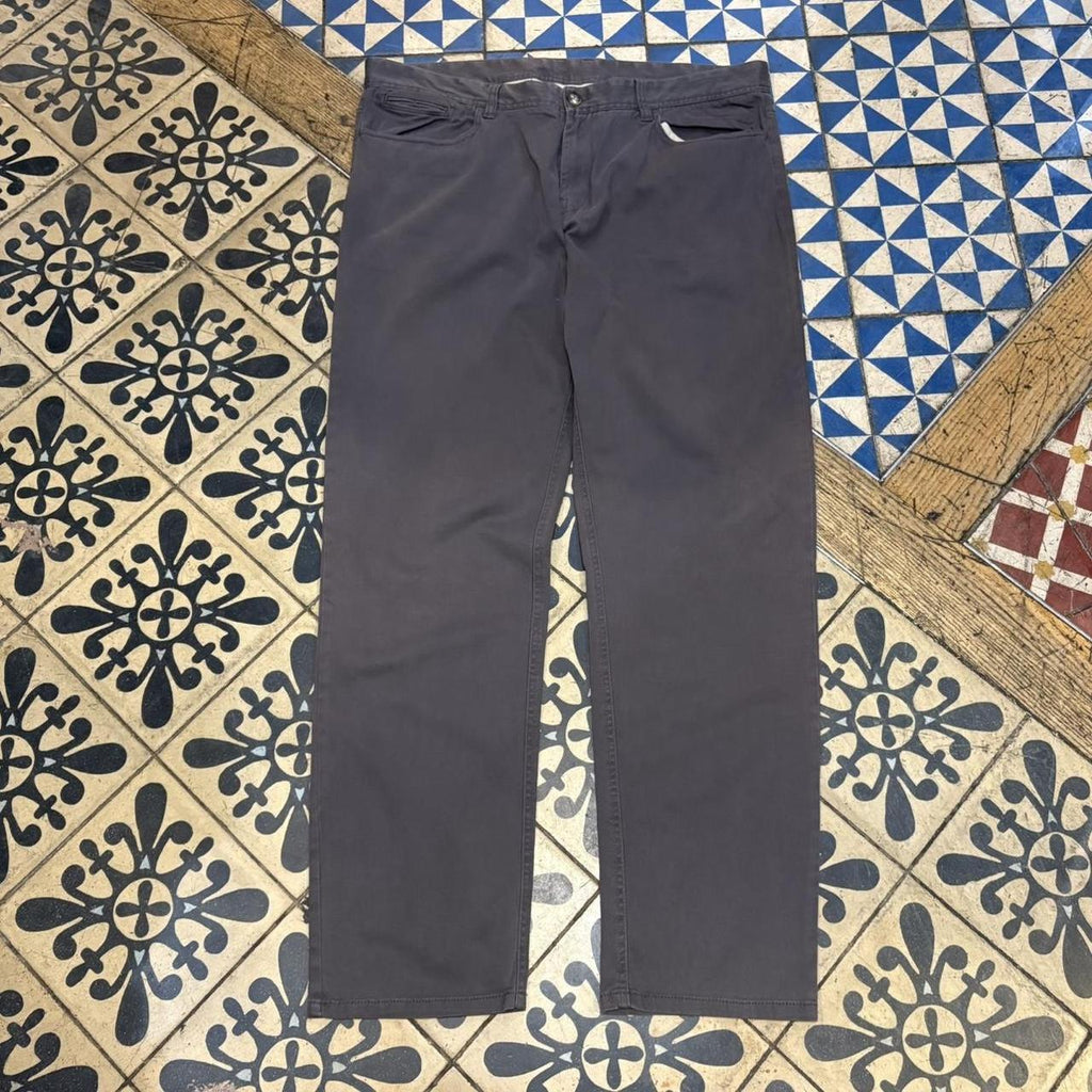 ADN0101H-F - Vintage retro essential Grey Animal Surfer Chino Trousers pants casual workwear #skater #utility #workwear #surfer #animal