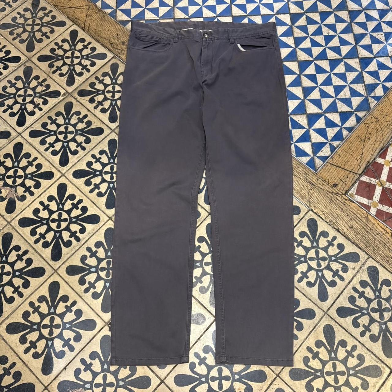 ADN0101H-F - Vintage retro essential Grey Animal Surfer Chino Trousers pants casual workwear #skater #utility #workwear #surfer #animal