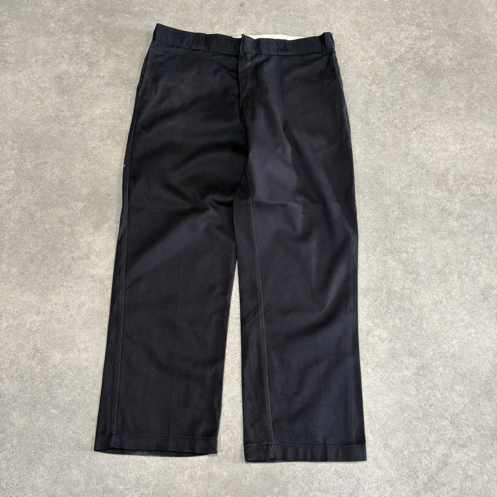 BR1011BB-U - Vintage retro Essential Black Dickies Trousers pants casual workwear #skater #utility #workwear #dickies #straightleg