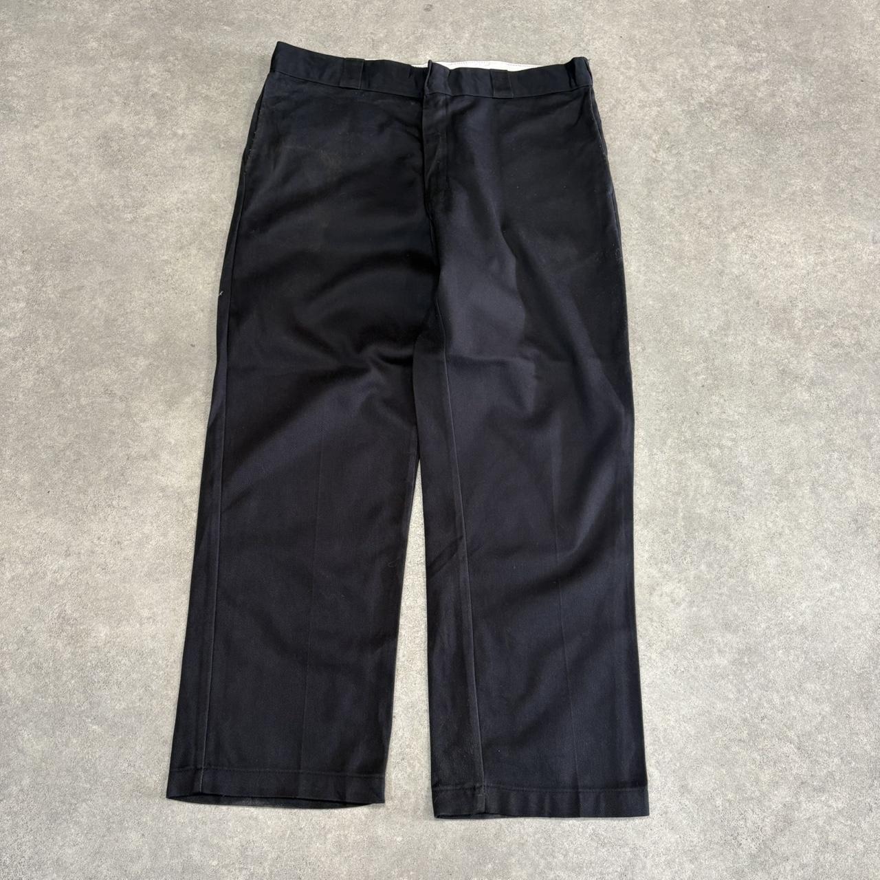 BR1011BB-U - Vintage retro Essential Black Dickies Trousers pants casual workwear #skater #utility #workwear #dickies #straightleg