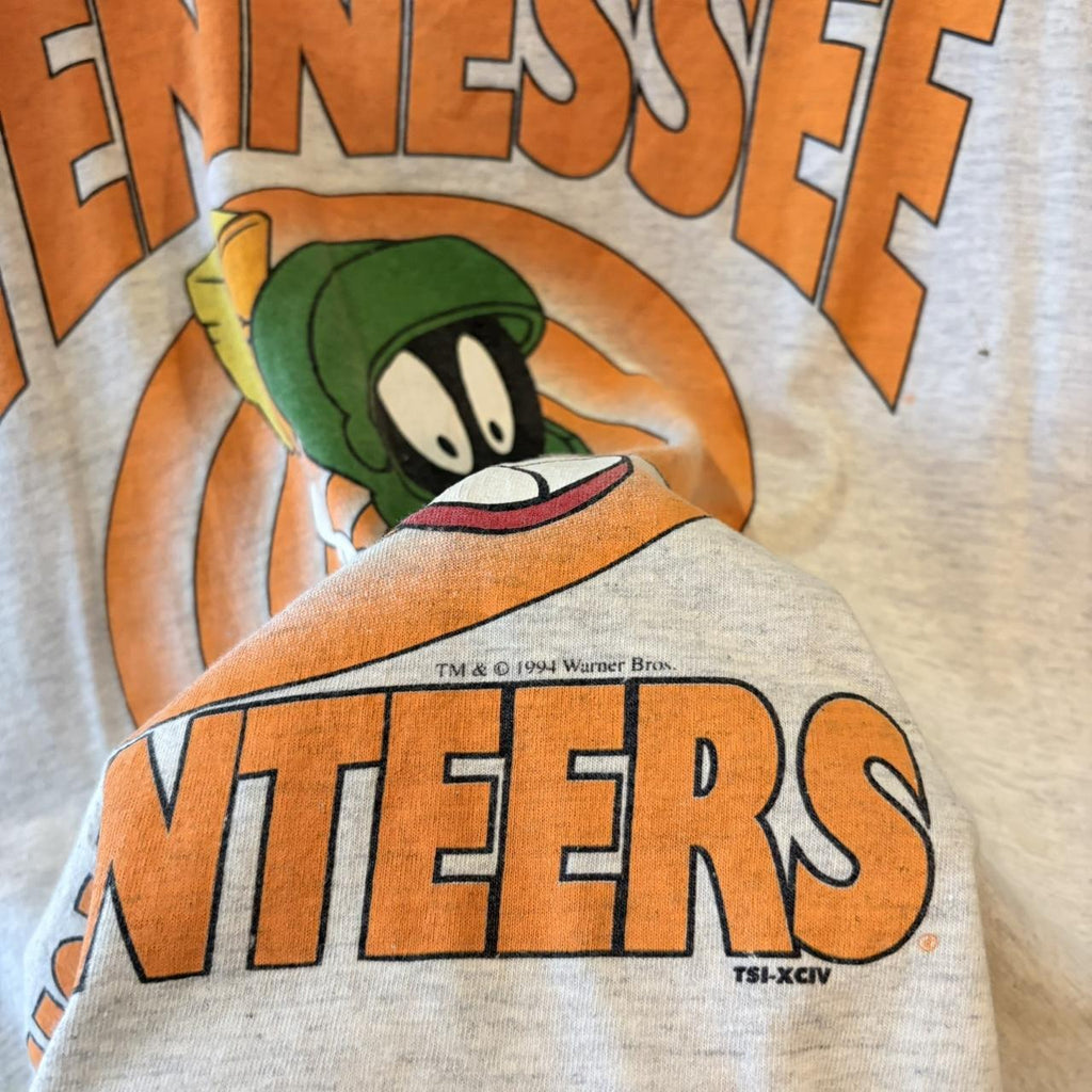 Vintage Tennessee Marvin The Martian T-Shirt Mens XL 1994 Graphic Single Stitch 90s Y2K