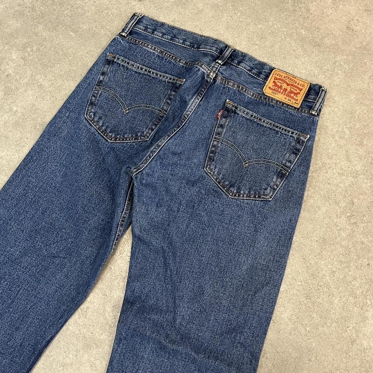 Levi’s 505 Dark Wash Denim Jeans