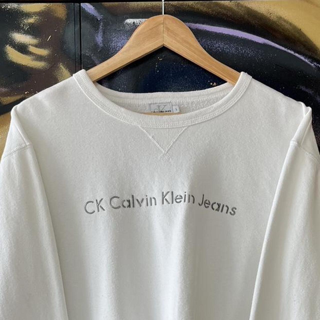 CK Centre Logo Spellout Sweatshirt