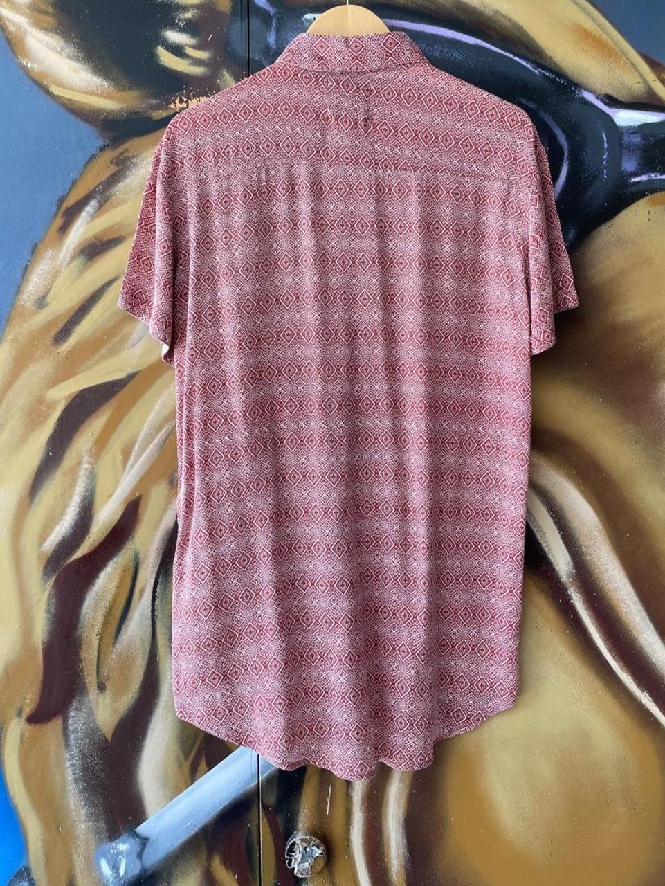 Stussy Geometric Pattern Short Sleeve Shirt