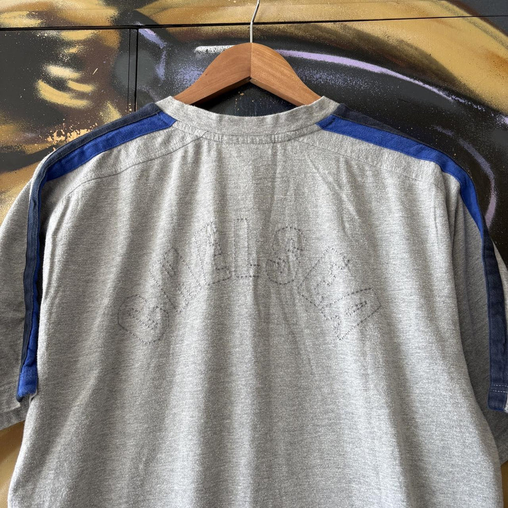 Vintage Umbro Chelsea T shirt Mens Large Grey 1998 2000 Football Autoglass Drill Training Tee Top