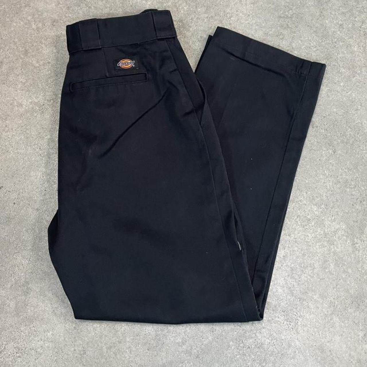Dickies Black Chino Skater Trousers Workwear Pants