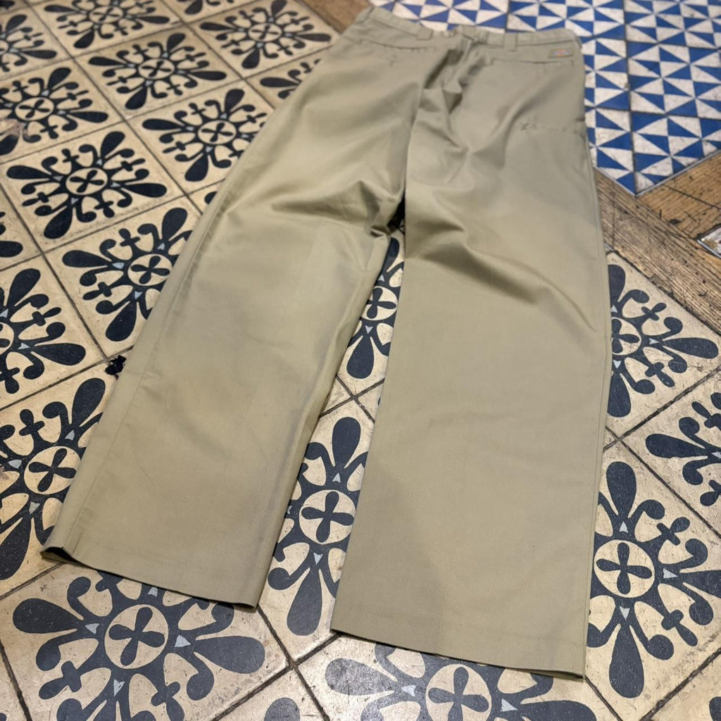 BR2306JG - Vintage retro Beige Dickies Trousers pants casual workwear #skater #utility #workwear #carpenter #dickies
