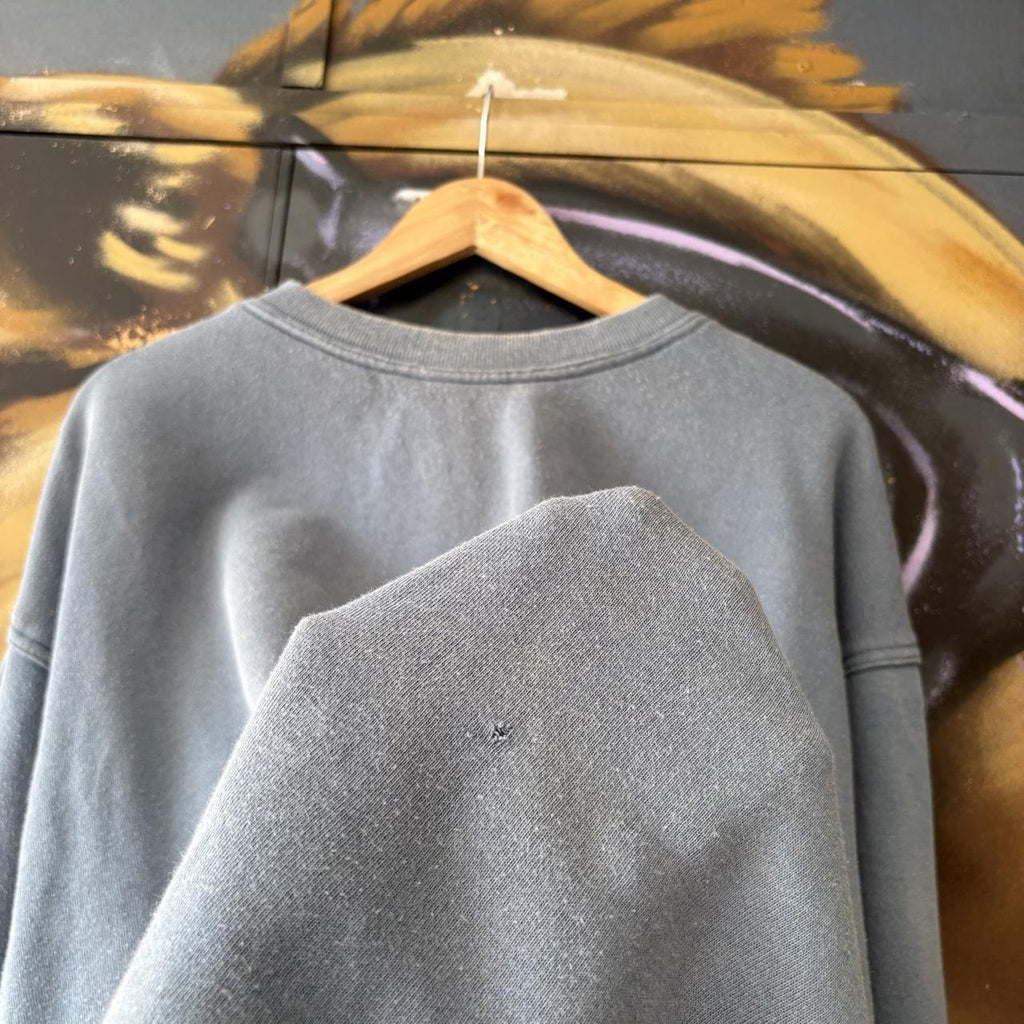 Vintage Ripcurl Sweatshirt Mens XL Light Blue Colourful Box Logo Pullover Jumper Top Surf 90s Y2K 00s