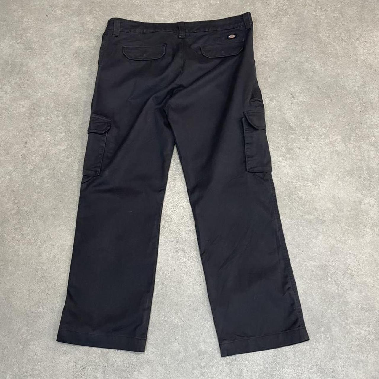Dickies Black Cargo Skater Trousers Workwear Pants
