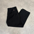 BR1011BA-U - Vintage retro essential Black Dickies Straight Leg Trousers pants casual workwear #skater #utility #workwear #straightleg #dickies