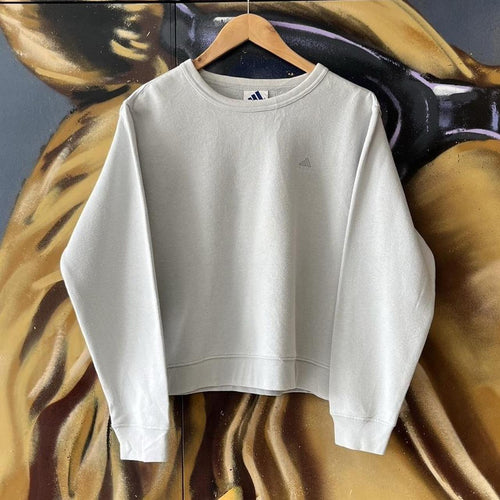 Adidas Small Logo Embroidered Sweatshirt