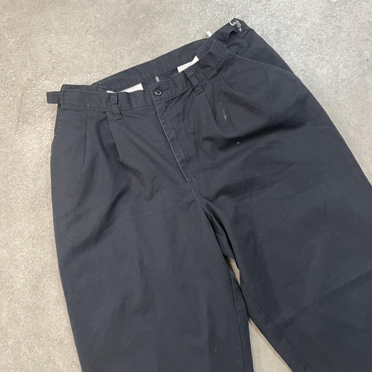 Dickies Black Chino Skater Trousers Workwear Pants