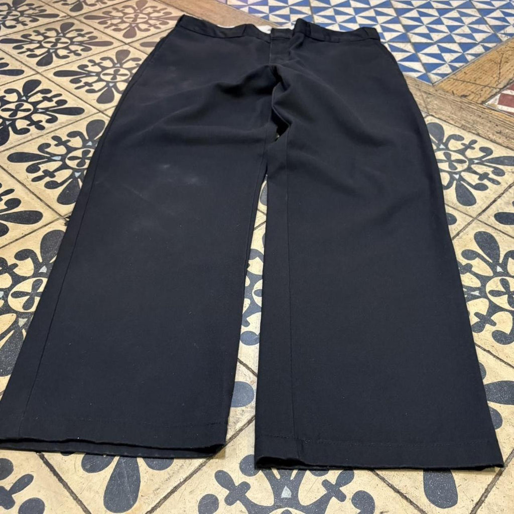 BR1011DA-F - Vintage retro essential Black Dickies Straight Leg Trousers pants casual workwear #skater #utility #workwear #straightleg #dickies