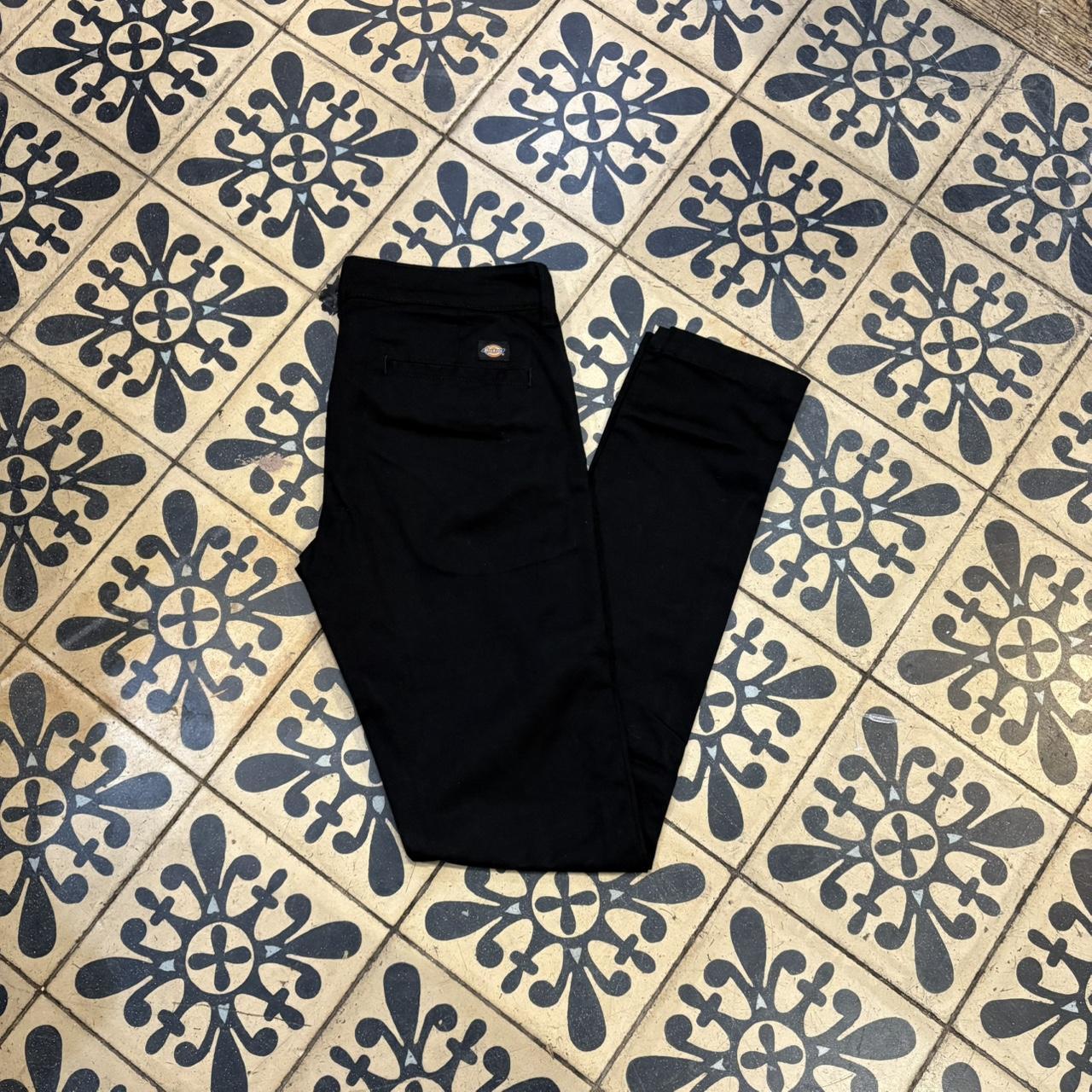 TRW421F-P - Vintage retro Essential Black Dickies Straight Leg Trousers pants casual workwear #skater #utility #workwear #regular #dickies