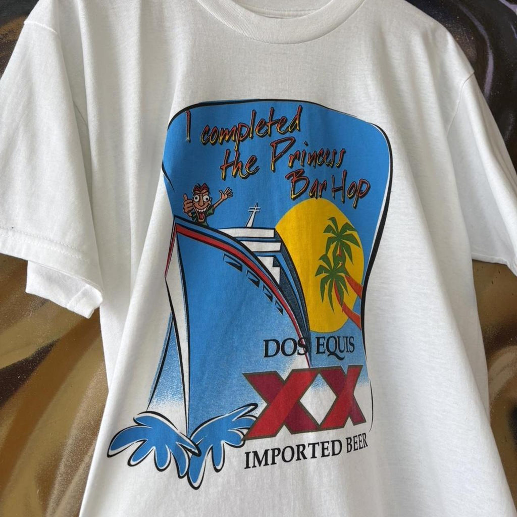 Dos Equis ‘XX’ Alcohol Beer Promo Souvenir Graphic Tee