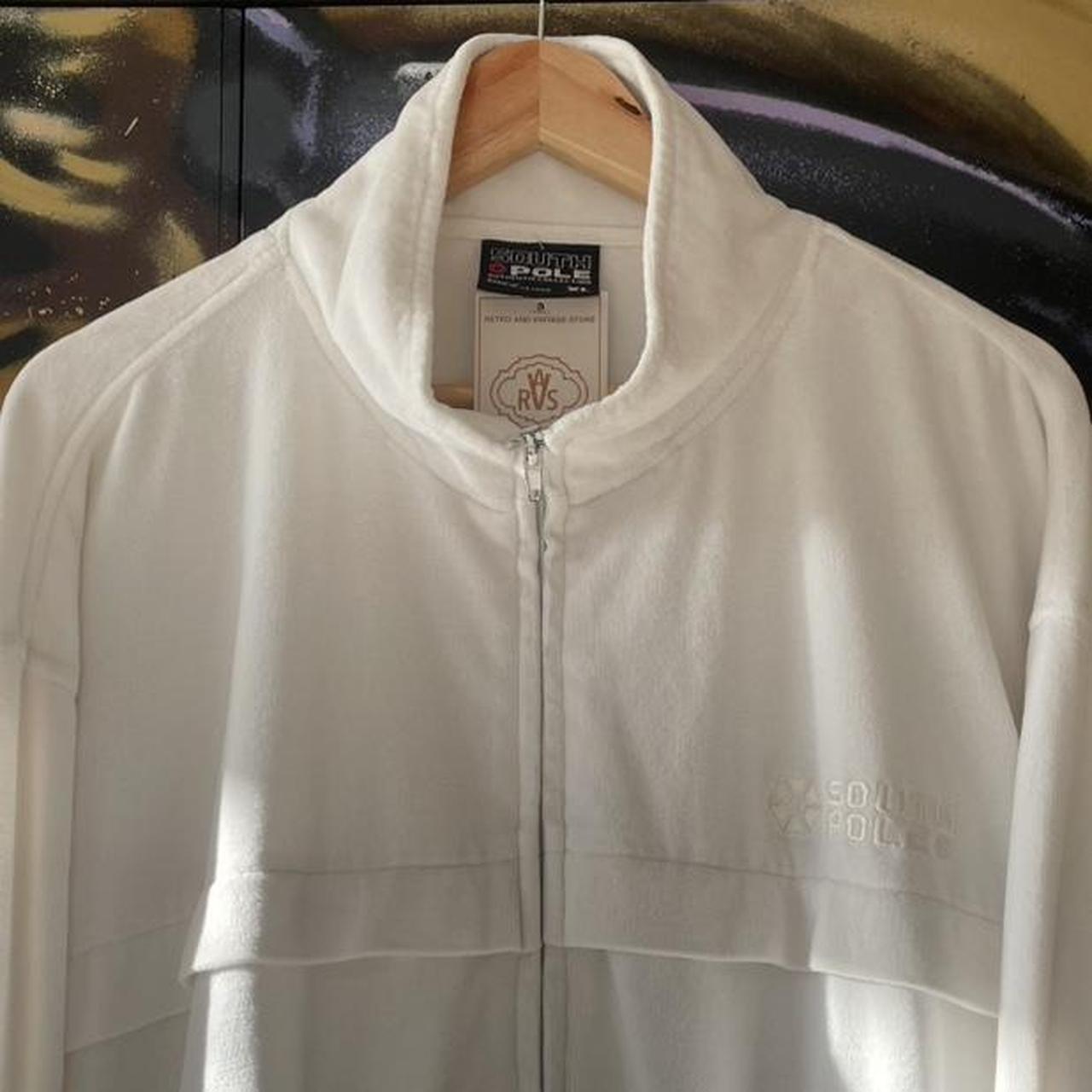 SouthPole Y2K Towelled Full Zip  Sweatshirt