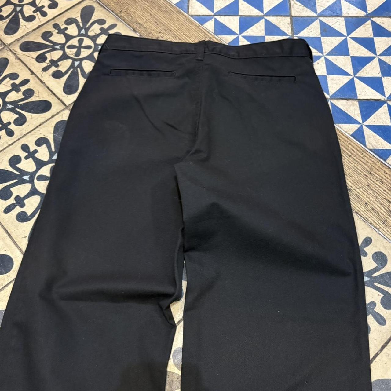 BR1011BS-F - Vintage retro essential Black Dickies Straight Leg Trousers pants casual workwear #skater #utility #workwear #straightleg #dickies