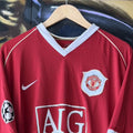 Manchester United 2006/2007 Home Paul Scholes Football Jersey Champions League Authentic