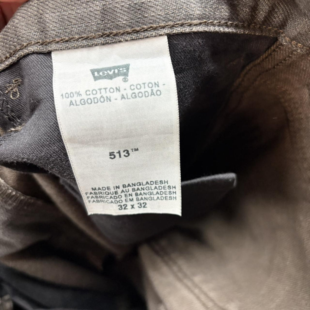 BR2701FL-P - Vintage retro essential  Levi’s 513 Slim Straight Dark Brown Wash Denim Jeans Trousers pants #denim #levis #jeans #skater #levis513