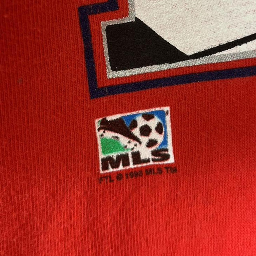 90s MLS Chicago Fire Soccer football Graphic Tee 1998 single stitch