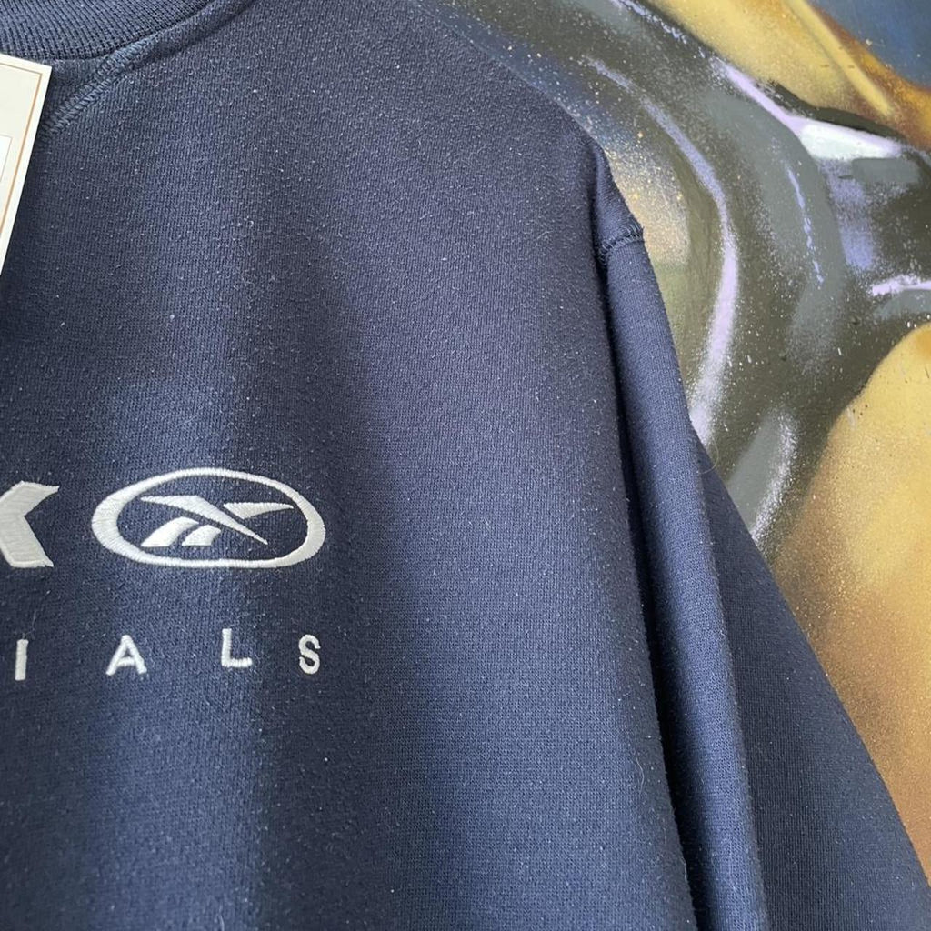Reebok Essentials Embroidered Spellout Sweatshirt