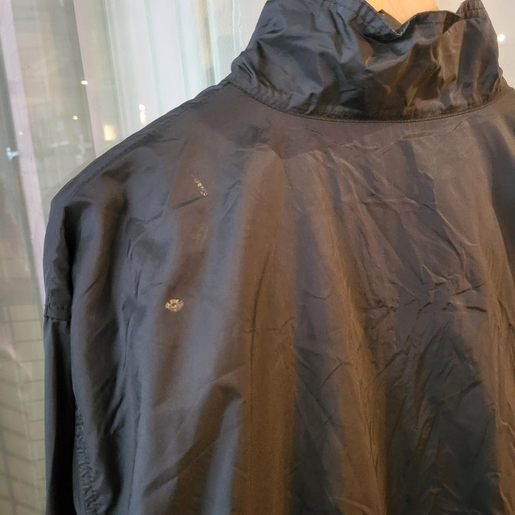 WDB015 - Vintage Retro Essential Nike Black Lightweight Windbreaker full zip up Jacket #festival #y2k #nike #windbreaker