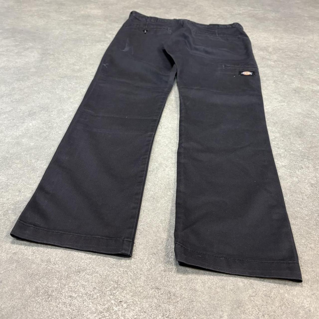 BR1912ZQ-U - Vintage retro essential Black Dickies Skinny Straight Double Knee Trousers pants casual workwear #skater #utility #doubleknee #skinnystraight #dickies