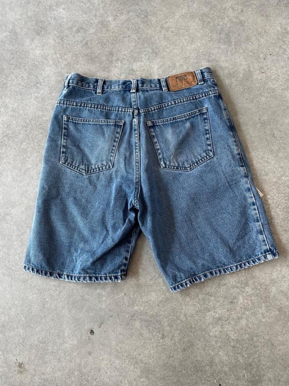 Route 66 Mid Wash Blue Denim Jorts Shorts