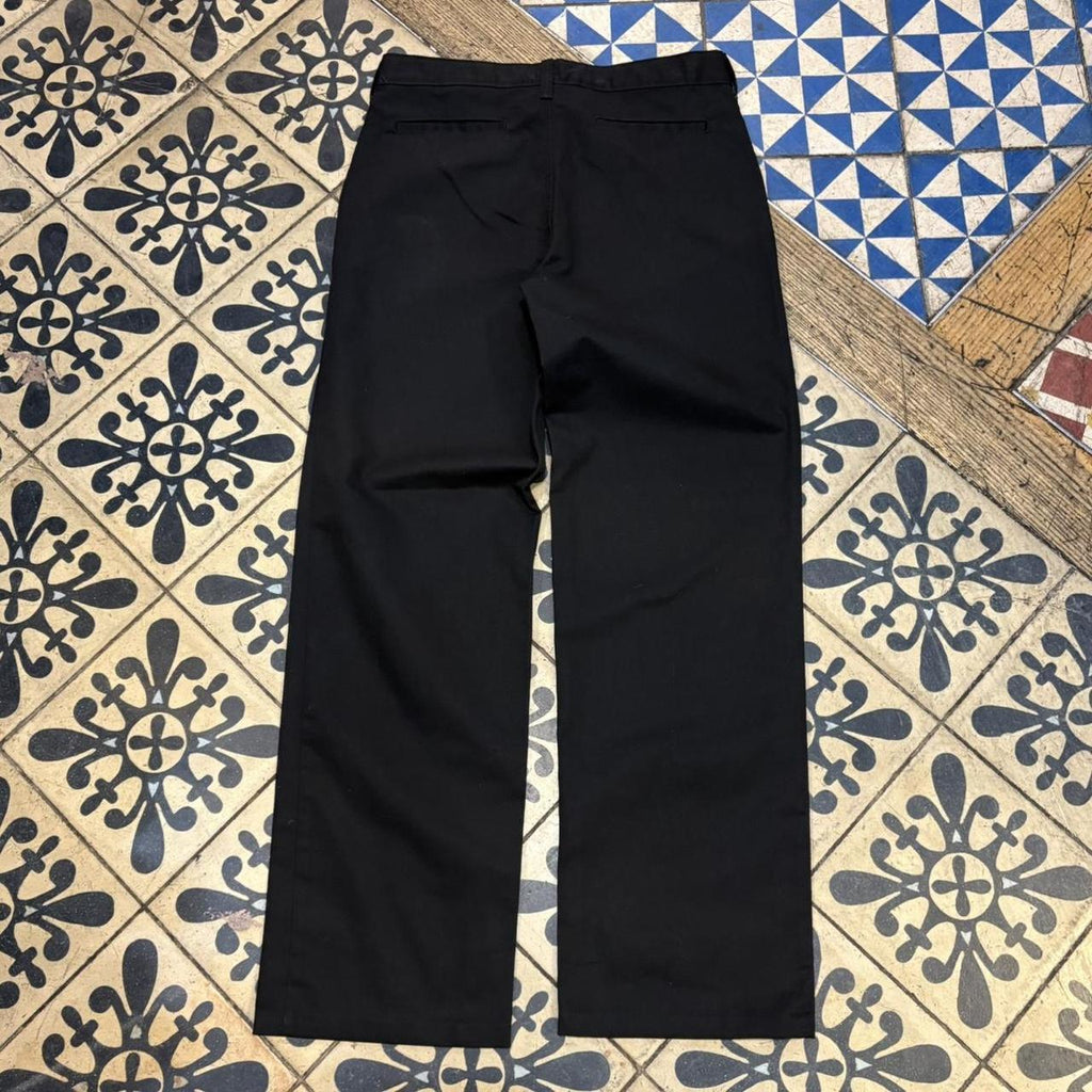 BR1011BS-F - Vintage retro essential Black Dickies Straight Leg Trousers pants casual workwear #skater #utility #workwear #straightleg #dickies