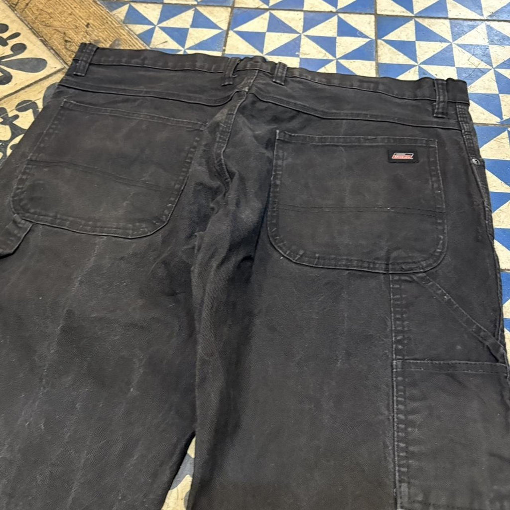BR1209NG-F - Vintage retro essential Black Dickies Carpenter Trousers pants casual workwear #skater #utility #workwear #carpenter #dickies