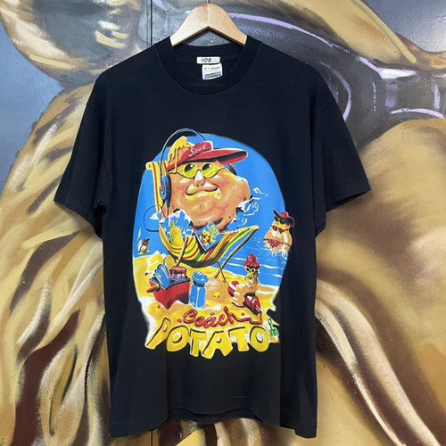 90s Beach Potato Souvenir Graphic Single Stitch Tee