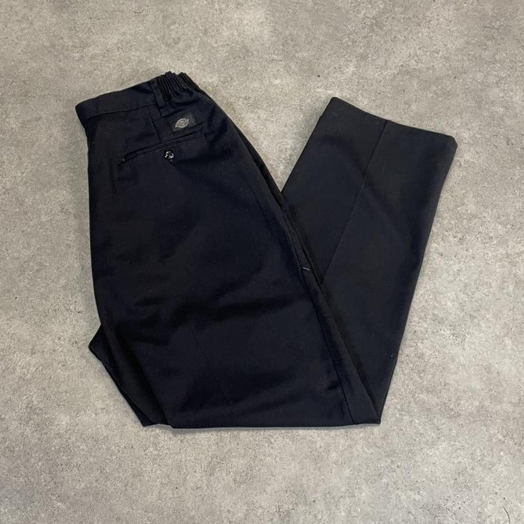 Dickies Black Chino Skater Trousers Workwear Pants