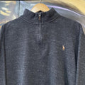 Ralph Lauren 1/4 Quarter Zip Sweatshirt Vintage Retro Preppy