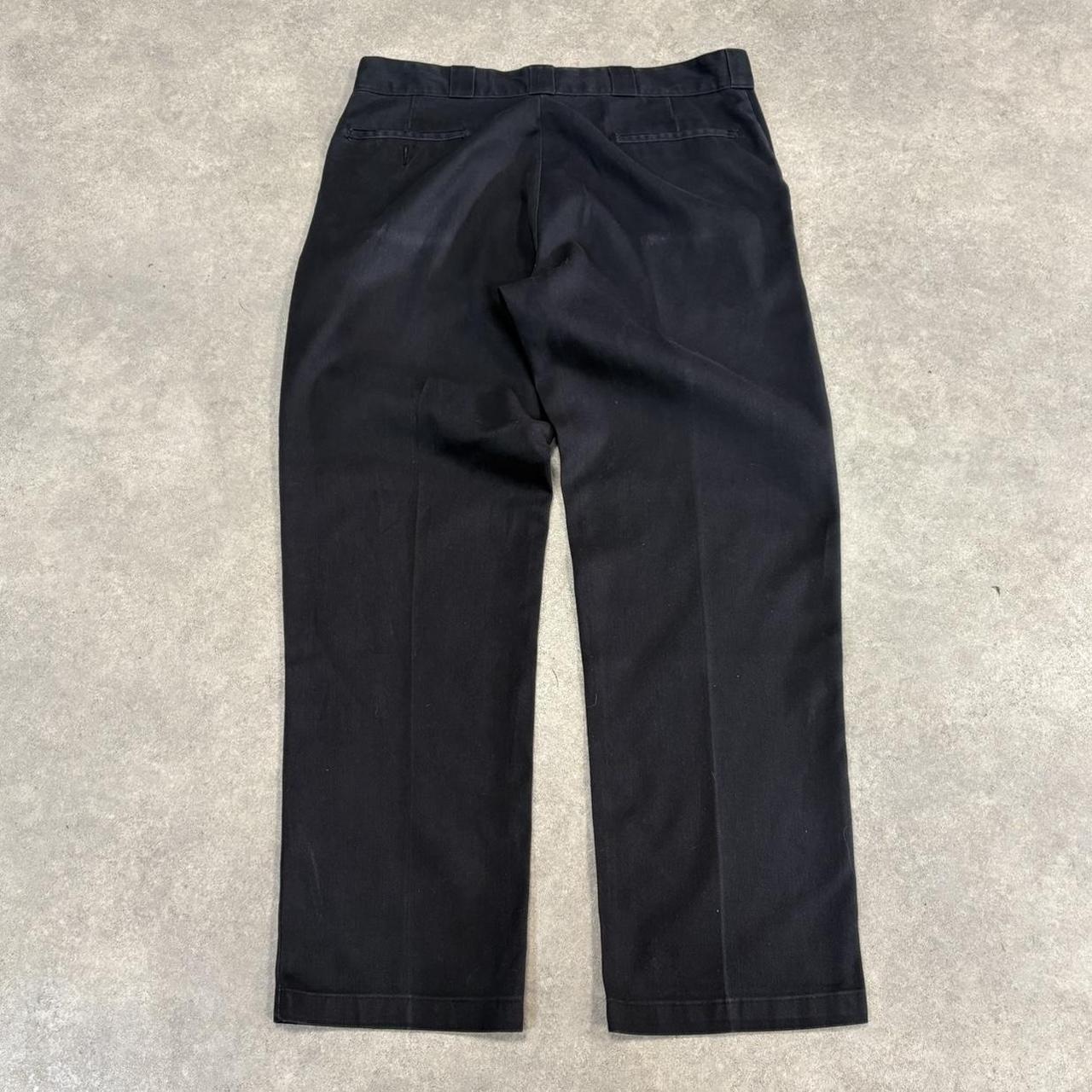 BR1912ZO-U - Vintage retro essential Black Dickies 874 Straight Leg Trousers pants casual workwear #skater #utility #workwear #straightleg #dickies