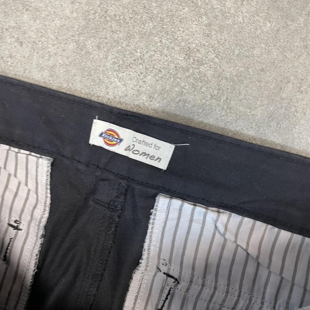 Dickies Black Cargo Skater Trousers Workwear Pants