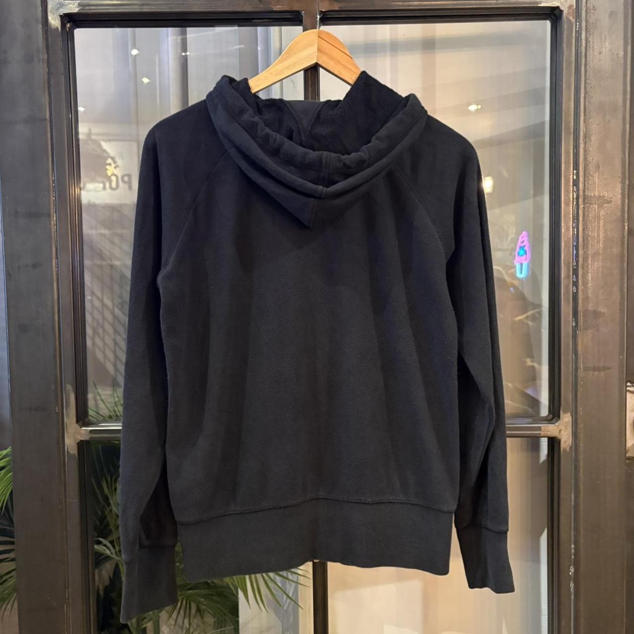 MA0109BX-F - Vintage Retro Essential Black Nike Full Zip Sweatshirt Hoodie with embroidered block spell out logo #90s #sportswear #essential # brand #y2k