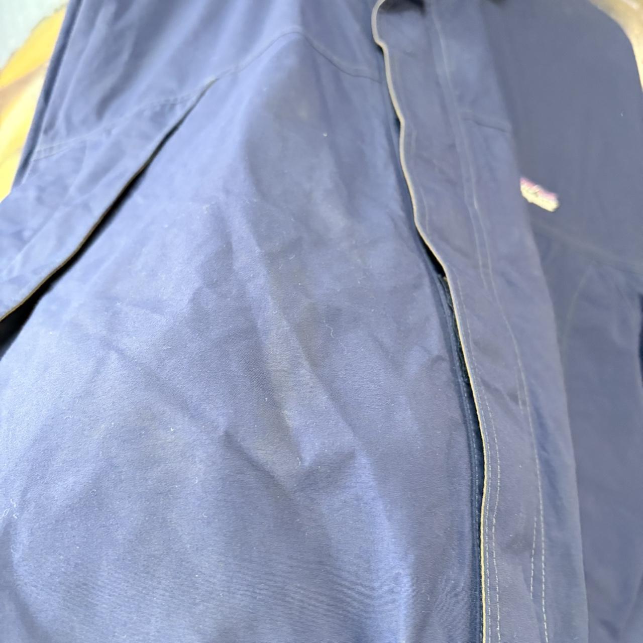 ADN0101CI-U - Vintage Retro Essential Blue Patagonia Goretex Waterproof Full Zip padded jacket coat #gorpcore #goretex #expedition #outdoor #patagonia
