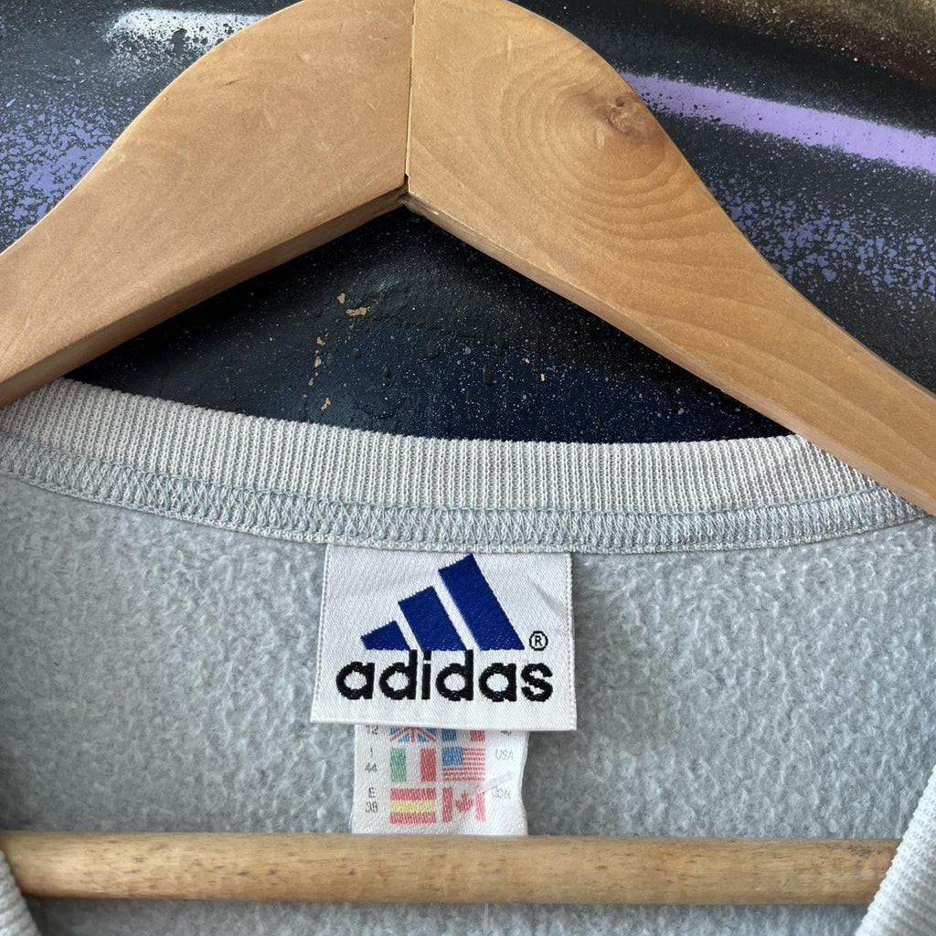 Adidas Small Logo Embroidered Sweatshirt