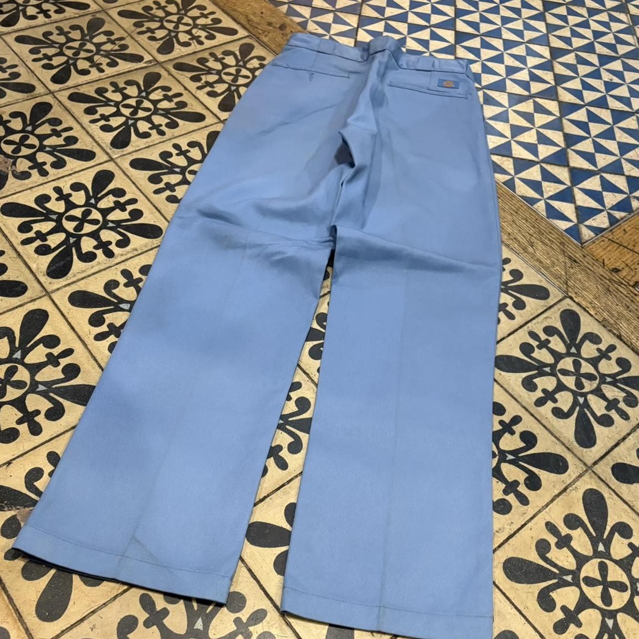 BR2306IEF-P - Vintage retro Essential Dickies 874 Light Blue Trousers pants casual workwear #skater #utility #workwear #carpenter #dickies