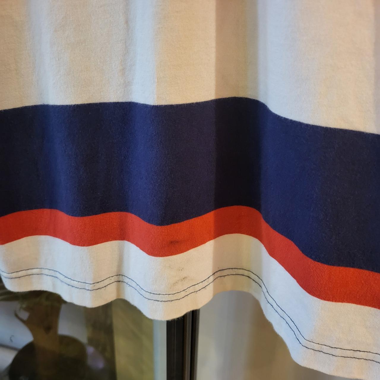RTJ006 - Vintage retro essential mens Tommy Hilfiger longsleeve polo Rugby Jersey Collared sweatshirt jumper striped old money preppy with small embroidered horse chest logo smart casual 90s y2k style