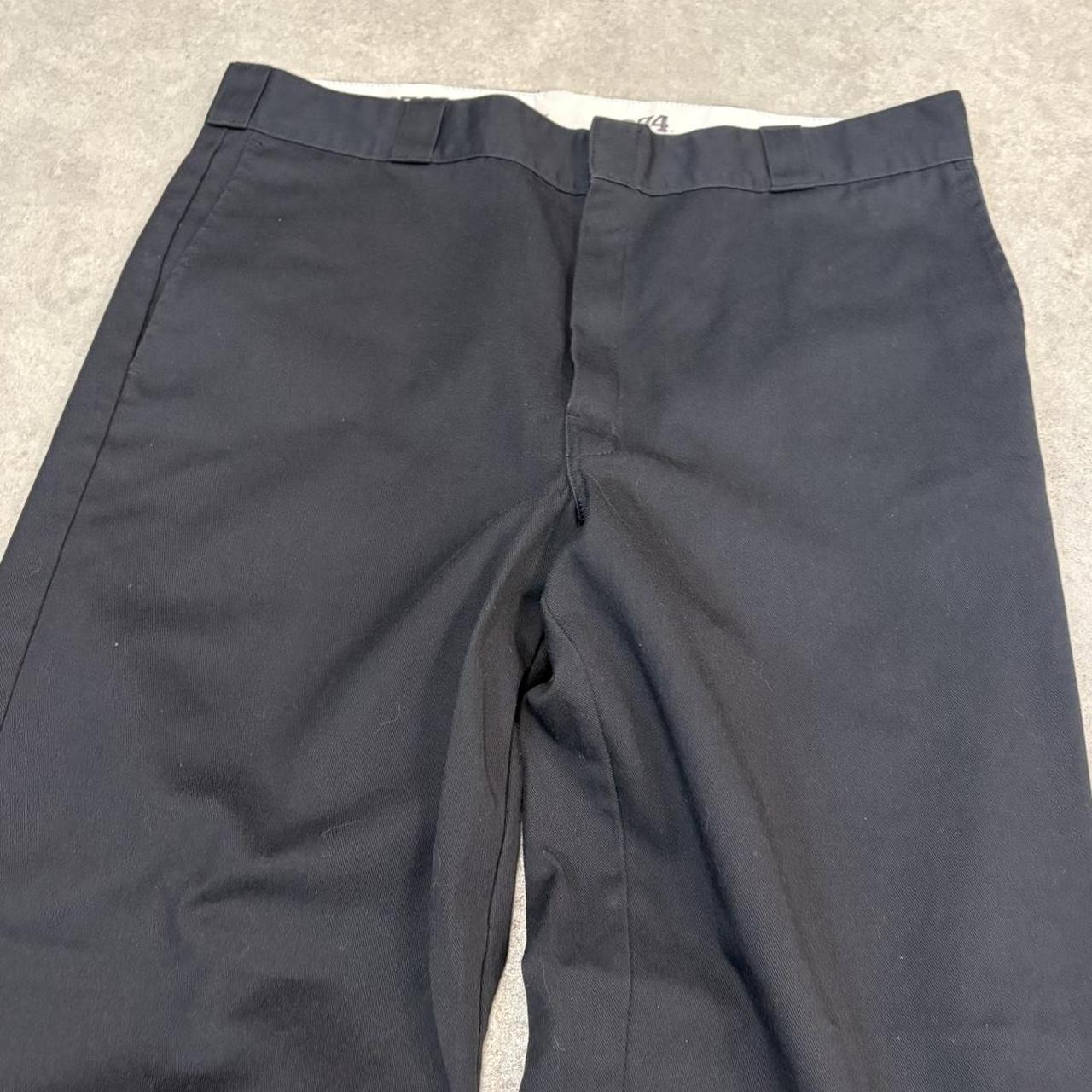 BR1011BD-U - Vintage retro essential Black Dickies Straight Leg Trousers pants casual workwear #skater #utility #workwear #straightleg #dickies